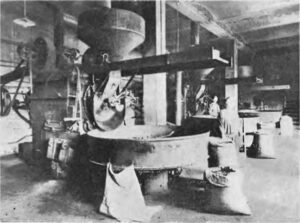 Fragment hali produkcyjnej fabryki kawy słodowej „Prymas”. Źródło: „Express Ilustrowany” 1929, nr 15